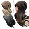 Slouchy Beanie Hat for Women Winter Warm Knitted Baggy Cap Soft Wool Skullies Bonnet Outdoor Windproof Ladies Fashion Accessory