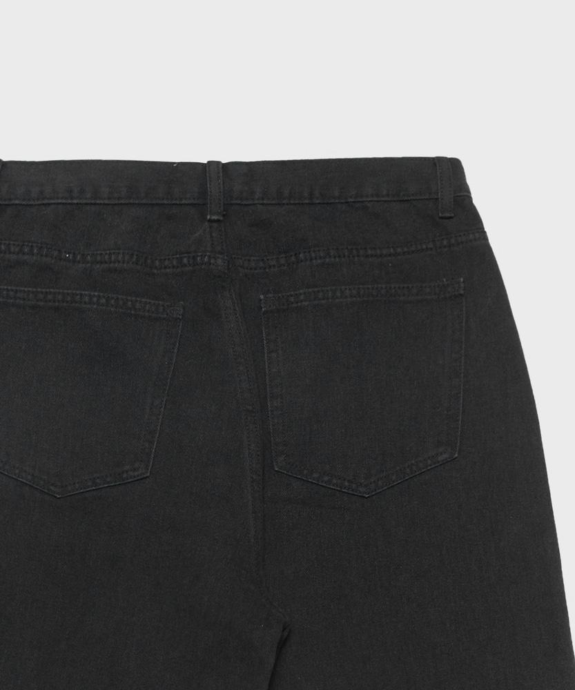 Good Life Works Easy Wide Denim Pants Black