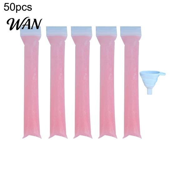 Homemade Popsicle Molds Disposable Bags Dual Zipper Seal Ice Pop Food-Grade Portable Freezer Tubes for Yogurt Bars Fruit Smoothies Candy Snacks Summer