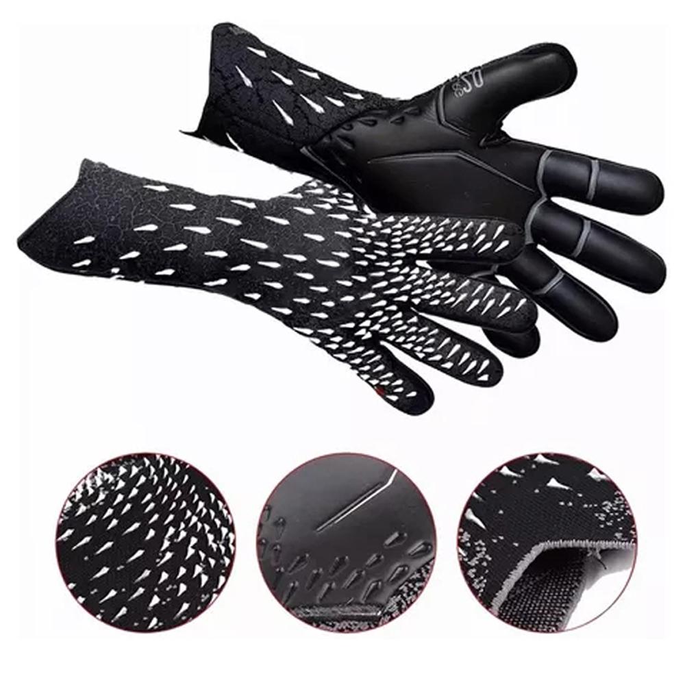 Guanti da portiere di calcio Guanti da calcio traspiranti ispessiti Guanti da allenamento in lattice antiscivolo per