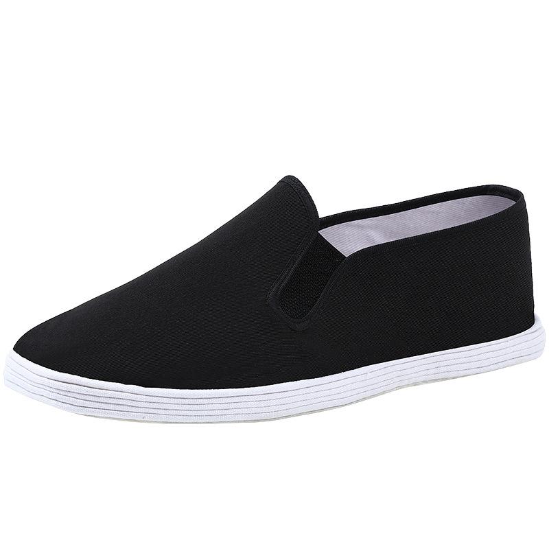 Cloth Shoes Men's Handmade Online Lasagna Black Cloth Shoes Health Cloth Shoes Driver Canvas Shoes