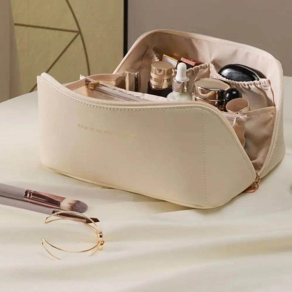 Kit de almacenamiento de cosméticos, neceser de viaje de gran capacidad, bolsa de maquillaje Ins Advanced Sense, bolsa de almacenamiento de cosméticos portátil