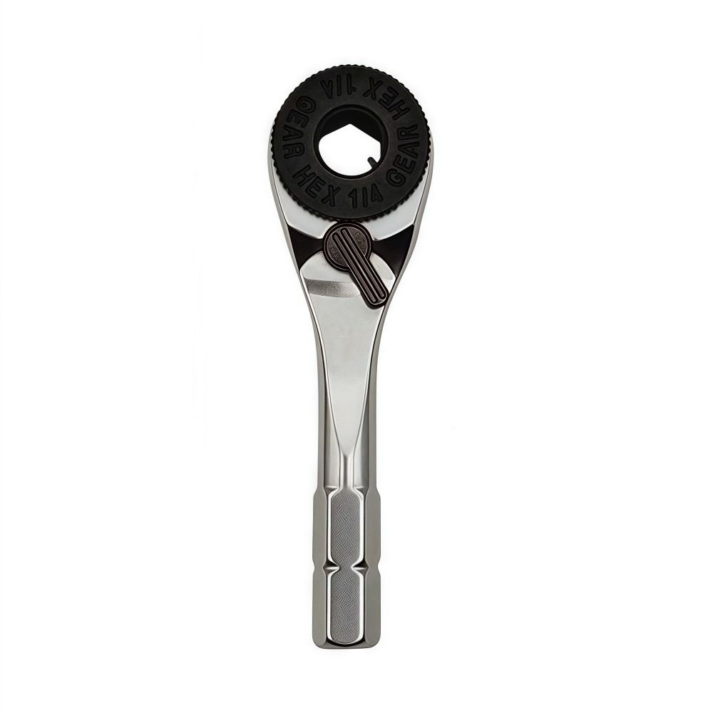 Neuer Mini-Steckschlüssel Drehmomentschlüssel 1/4" 6,35mm Sechskant Ratsche Einstellbar Toughbuilt Zwei-Wege Schraubendreher Manuelle Werkzeuge