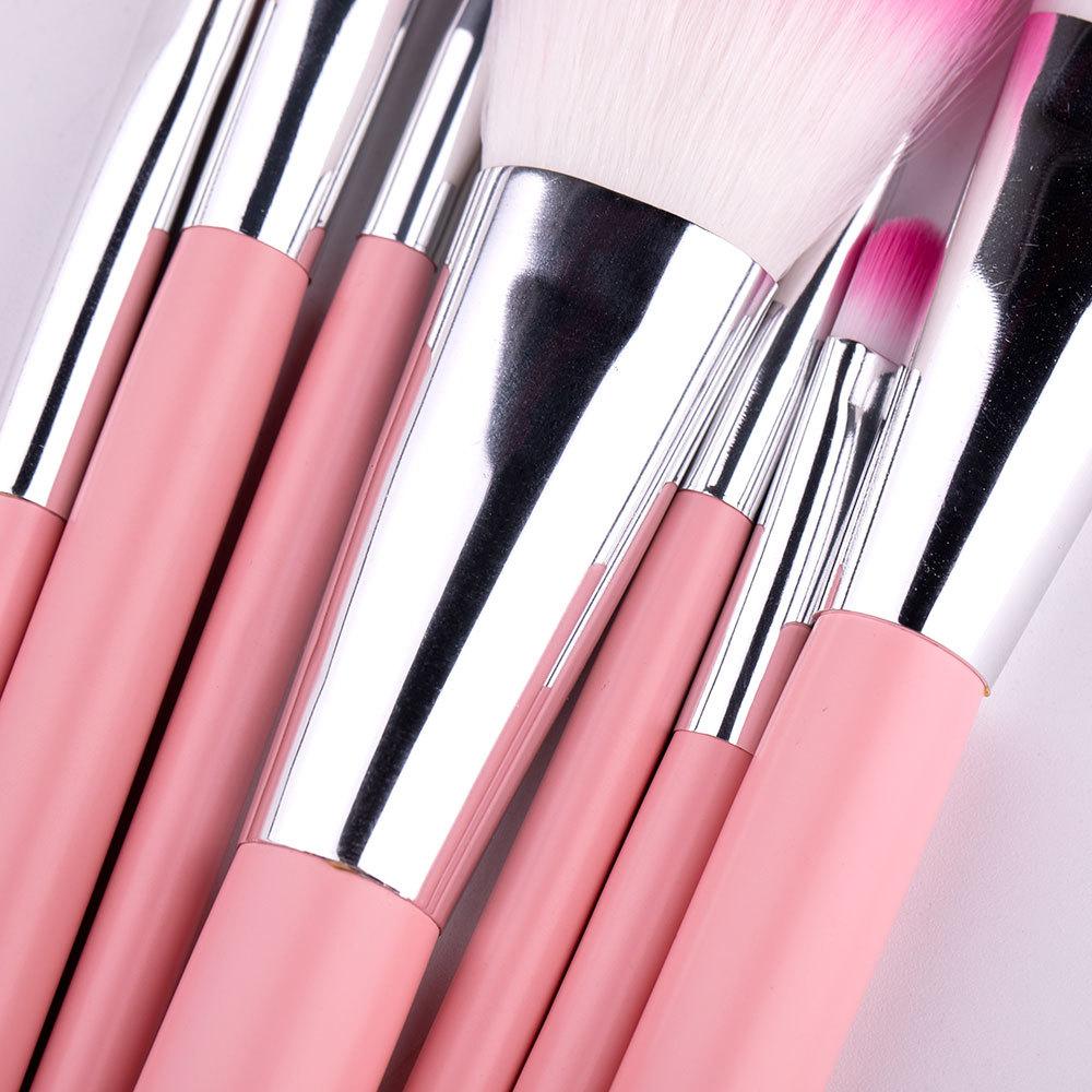 New 7 makeup brushes set brush pink loose powder eyeshadow brush full set of beauty tools