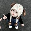 Baby Knit Hat Cute Dog Cartoon Kids Winter Warm Beanie For Children Children