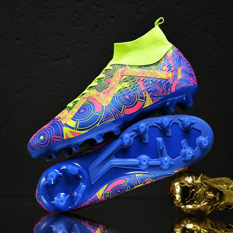 2025 foreign trade nail broken football shoes training new men's football shoes long nails high price