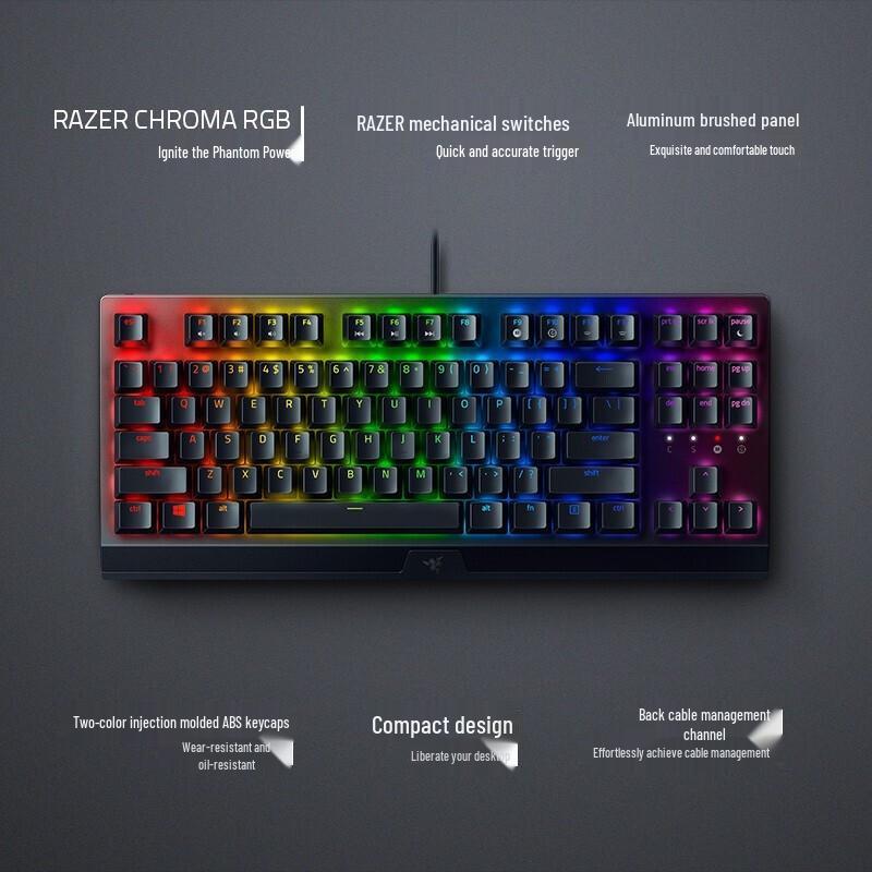 Razer BlackWidow V3 Tenkeyless RGB Mechanical Gaming Keyboard
