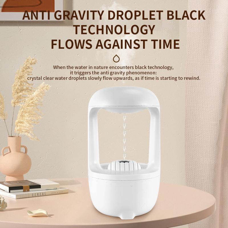 Cross-border gifts, water drop backflow, home office table, face, USB anti-gravity humidifier, heavy fog humidification