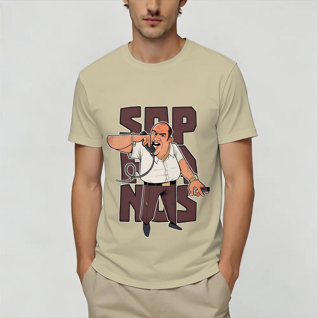 The Sopranos T Shirt Summer Cotton Tshirts For Unisexs Popular Pattern Tee Shirt Short Sleeves Vintage Clothing
