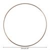 Round Dreamcatch Circle Gold Color Round Wire Wreath Making for Independence Day Flower Making Supply X3UC
