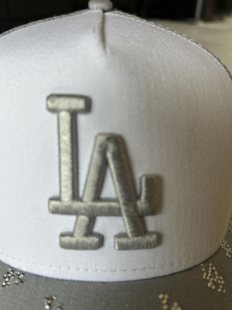 [USED] NEW ERA New Era Cap Gray White Custom