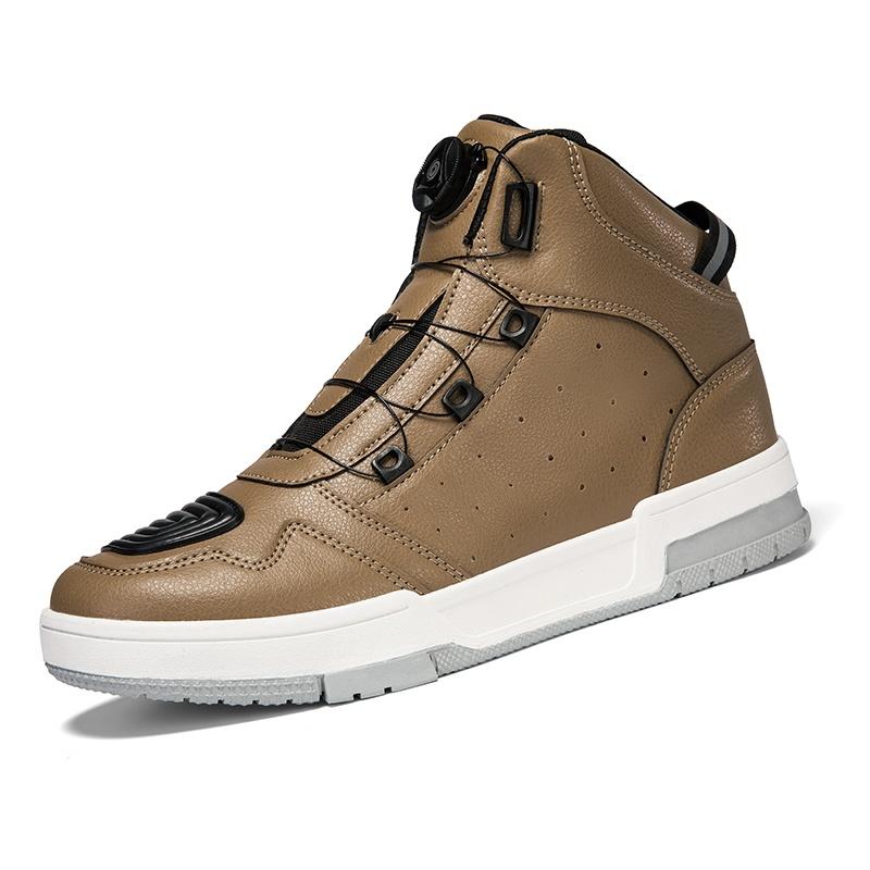 Motorcycle Riding Shoes for Men Outdoor Moto Travel Protective Casual Biker Footwear Anti Slip Sole Size 35-47