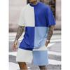 3D Printed Men's Summer Everyday Street Men's Short-sleeved T-shirt And Shorts Set Outdoor Beach Short Urban Fashion Set