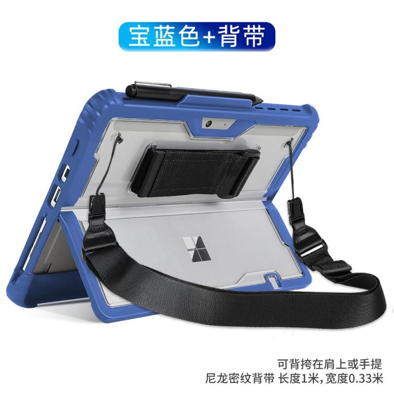 TPU Shockproof Case With Stand Surface Pro 4 5 6 7 8 9 10 11 12 Go 1 2 3 Transparent Black Blue Gray