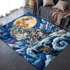 2025 New Snow Leopard Animal Carpet Rug for Living Room Bedroom Home Sofa Decoration,Kids play Non-slip Floor Mat114