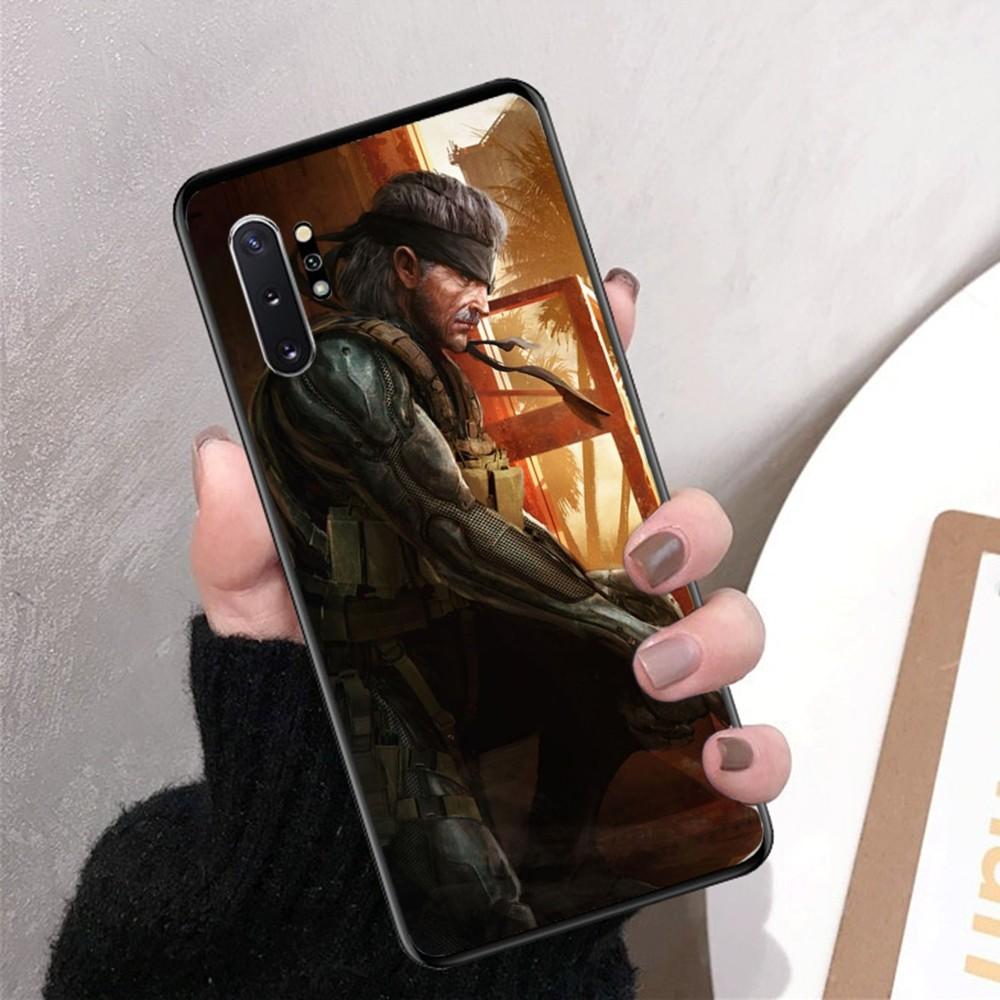 M-Metal Gear S-Solid Game Phone Case For Samsung Note 8 9 10 20 Pro Plus Lite M 10 11 20 30 21 31 51 A 21 22 42 02 03