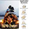 1pc Harry Potter Flannel Throw Blanket - HD Printed Lightweight Soft Warm All-Season Blanket for Sofa, Bed, Travel, Camping 100