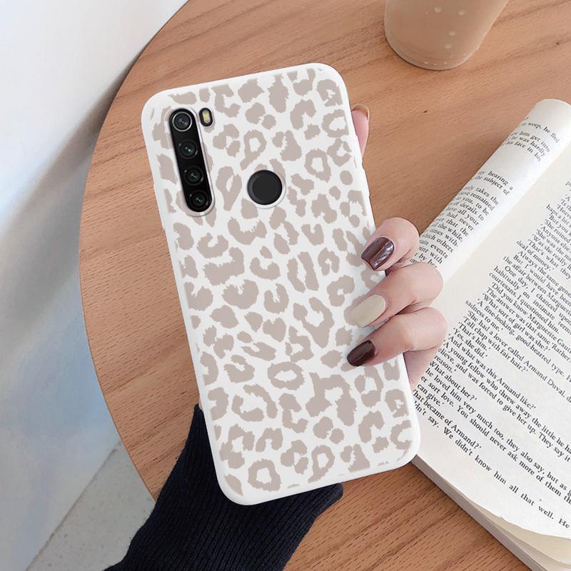 Case For Redmi Note 8 8T Soft Silicone TPU Back Cover Case Protective Coque For Redmi Note8 Shell 8 T Leopard Painted Bumper