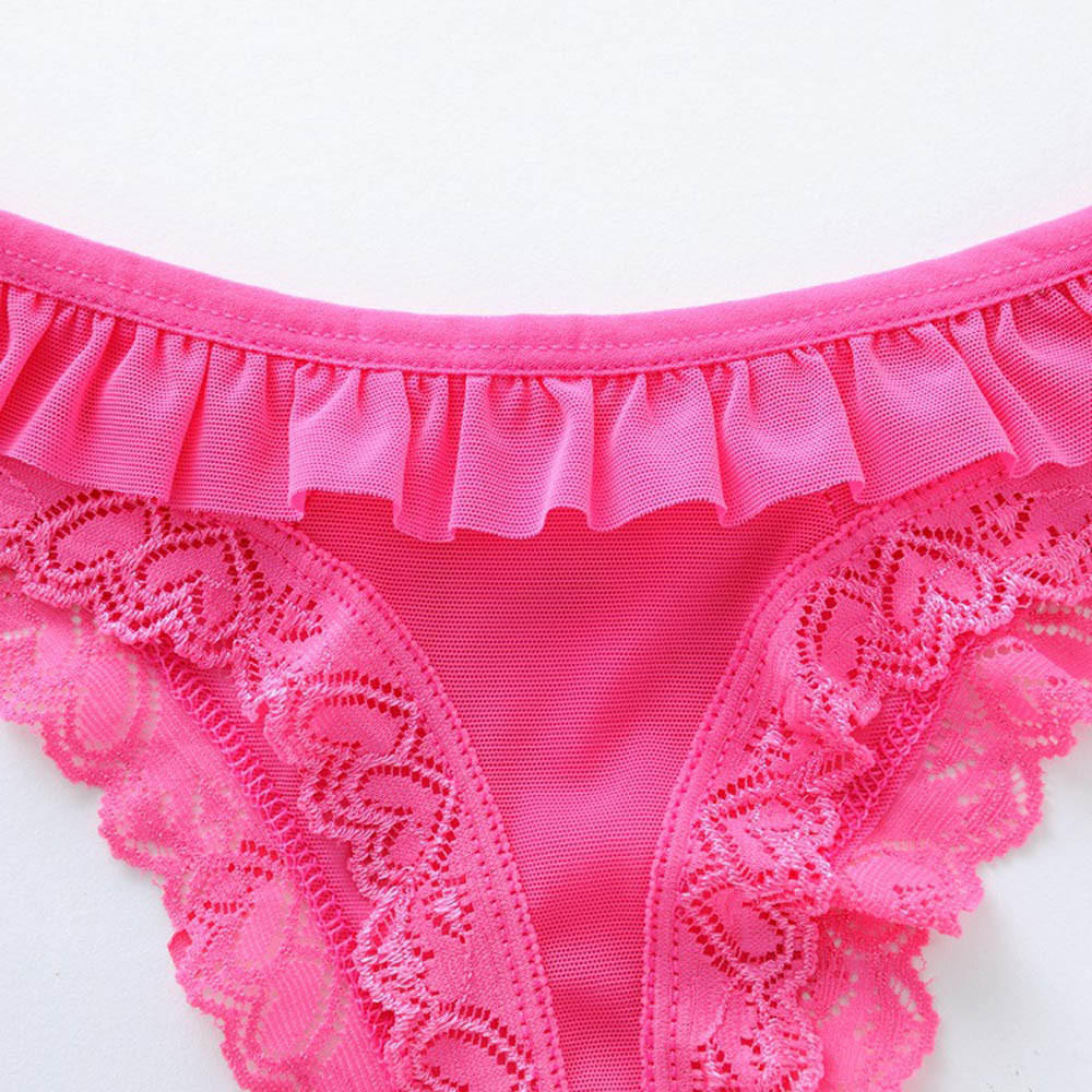 Women Sexy Lace Panties Seamless Breathable Hollow Briefs Girl Underwear