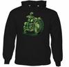Green Cafe Racer Mens Motorcycle SkullHoodie Motorbike Indian Biker Bike Top