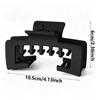 Hairpin Hat-Friendly Hair Claw Extra Large Non-Slip Square Hair Clip for Thick Hair Geometry Large Size Shark Clip Female