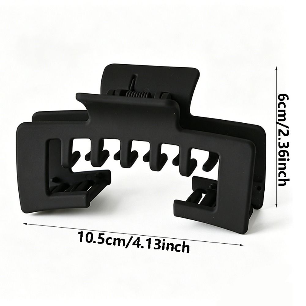 Hairpin Hat-Friendly Hair Claw Extra Large Non-Slip Square Hair Clip for Thick Hair Geometry Large Size Shark Clip Female