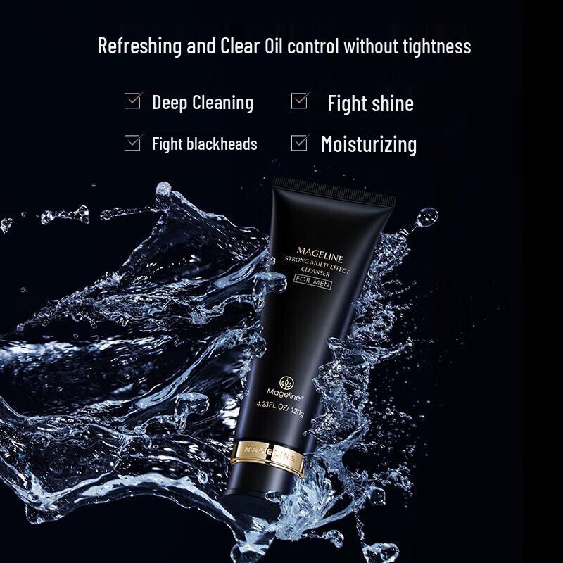 Mageline Men's Oil Control Refreshing Facial Cleanser