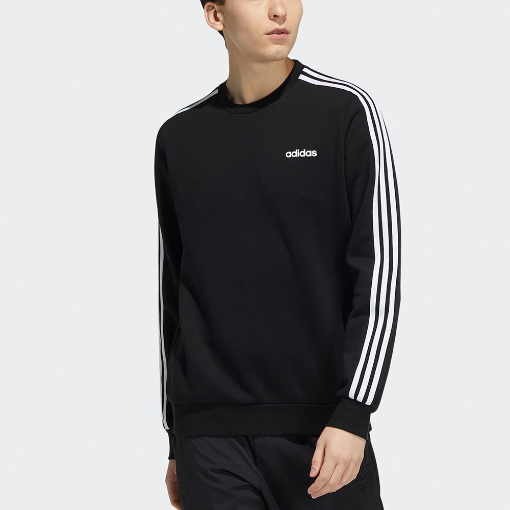 Adidas Essential 3-Stripes Sweatshirt Men Sweatshirt Black H14208