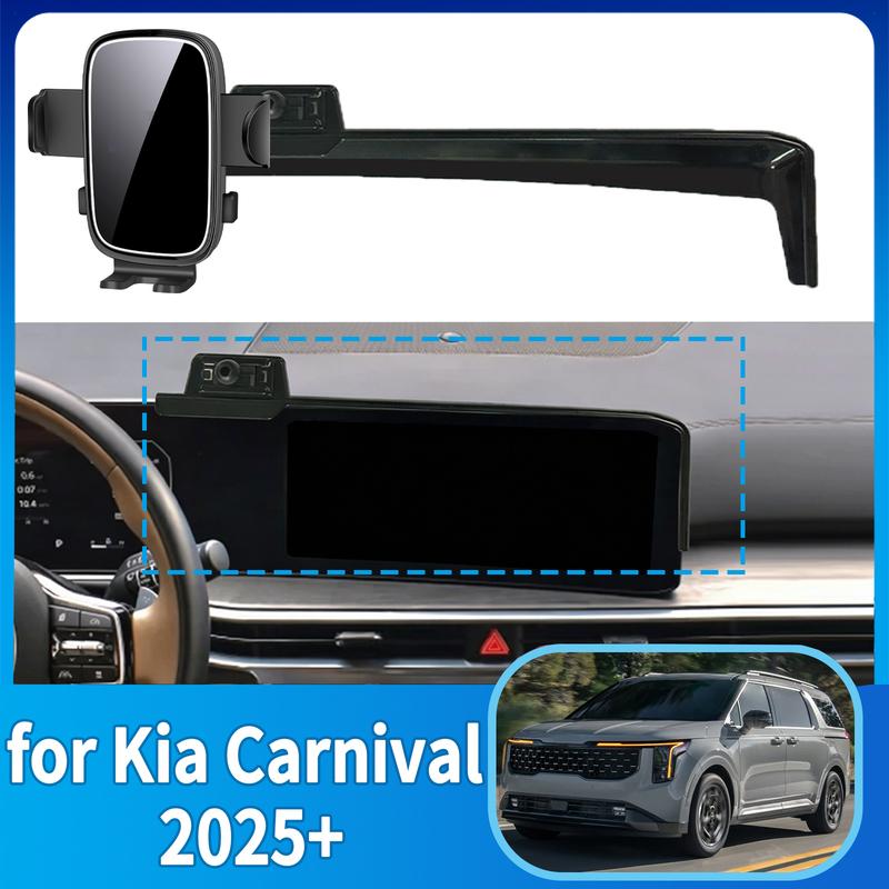 Fit for Kia Carnival KA4 2025 2026 2027 Phone Holder, Dashboard Screen Mount Bracket Easy Tallation Car Accessories