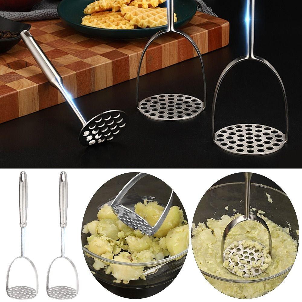 Sweet Potato Pressure Mud Mashed Potatoes Masher Metal Mashing Utensil Fruit Mashers Potato Masher