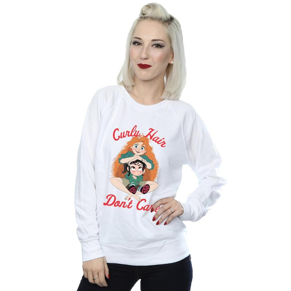 Disney Damen/Mädchen Wreck It Ralph Merida Und Vanellope Sweatshirt