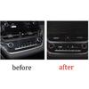 Fit For Toyota Corolla - Red Aluminum Central Console AC Knob Decor Trim
