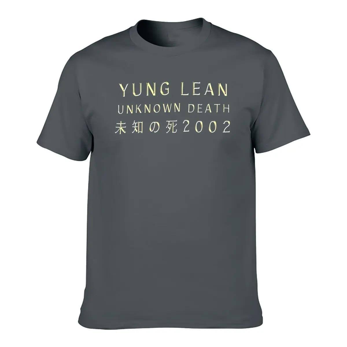 

2002 Album Tour Merch Tee Yung Lean Unknown Death Music Hip Hop Trendy TShirt Men Women Summer T Shirt Clothing Streetwear Tops 3XL