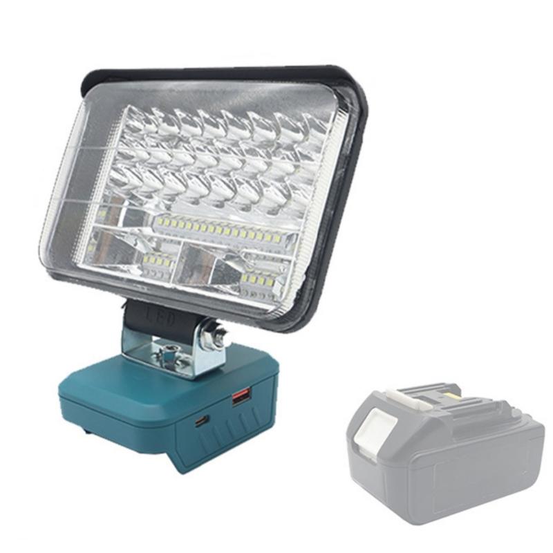 Impermeable ABS Building Flood Light With Tool Battery Agreement And Intelligent Charging Connection