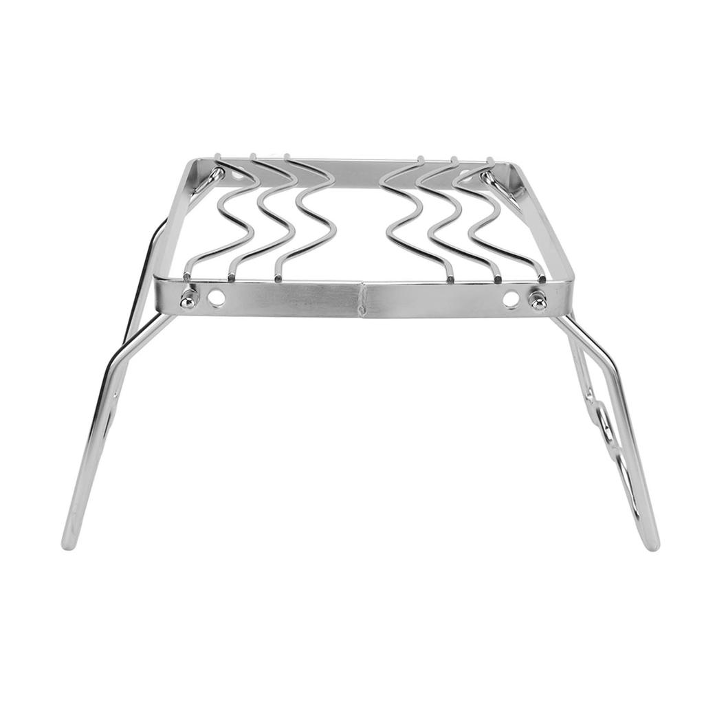 Folding Campfire Grill Multipurpose Outdoor Stainless Steel Campfire Grill for Barbecues Picnics Camping