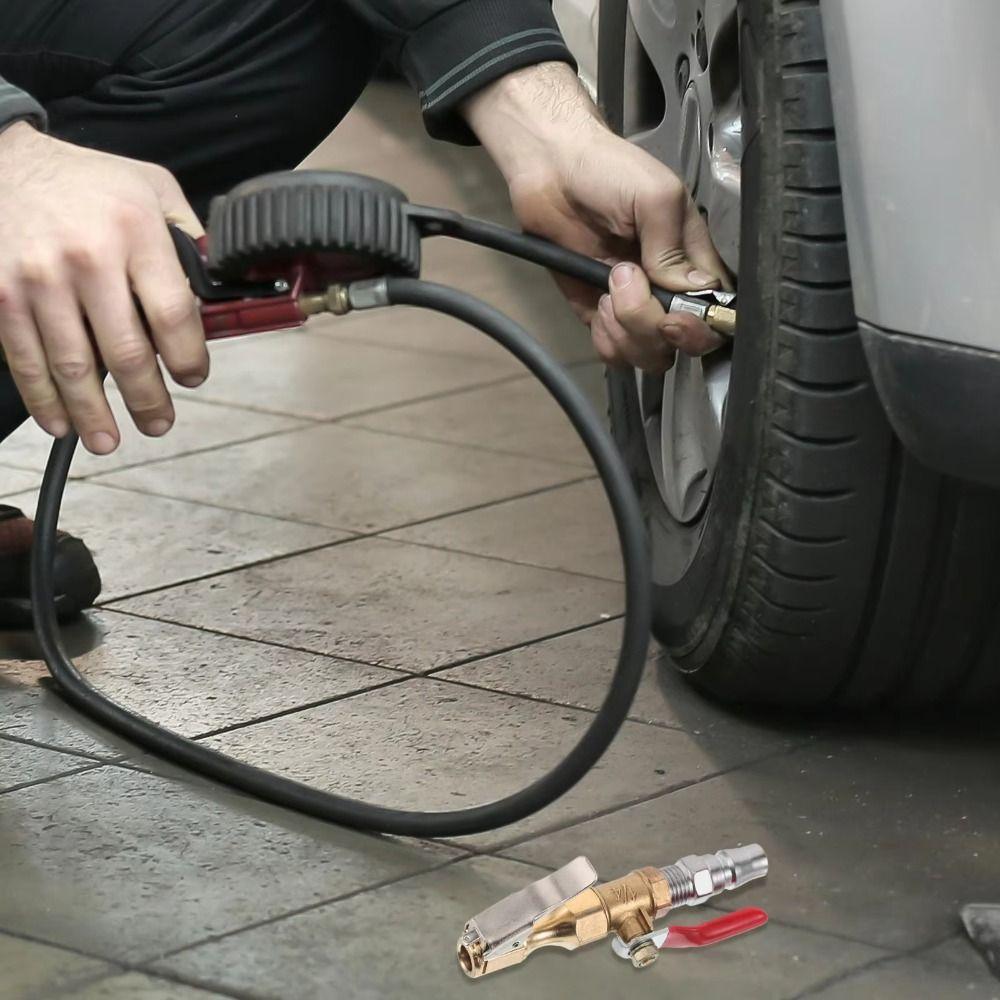 Mit Clip Schnellverschlussventil Aufsteckdesign Schneller Luftanschluss Reifenfülleranschluss SUV-Wartung