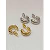 Minimalist Metal Ear Cuff Hoop Earrings - Retro Design, No Piercing Needed