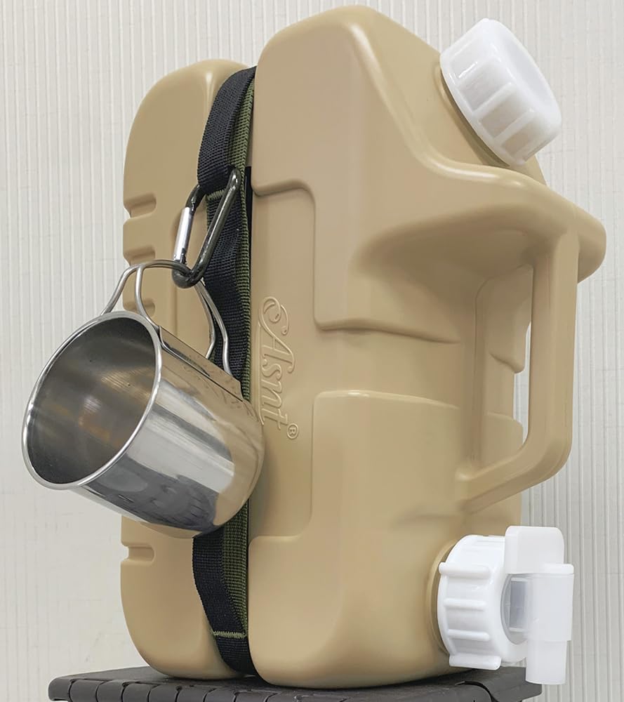 Tange Chemical Industry Water Tank Camping Disaster Prevention ASNT TANK 5L Sand Beige