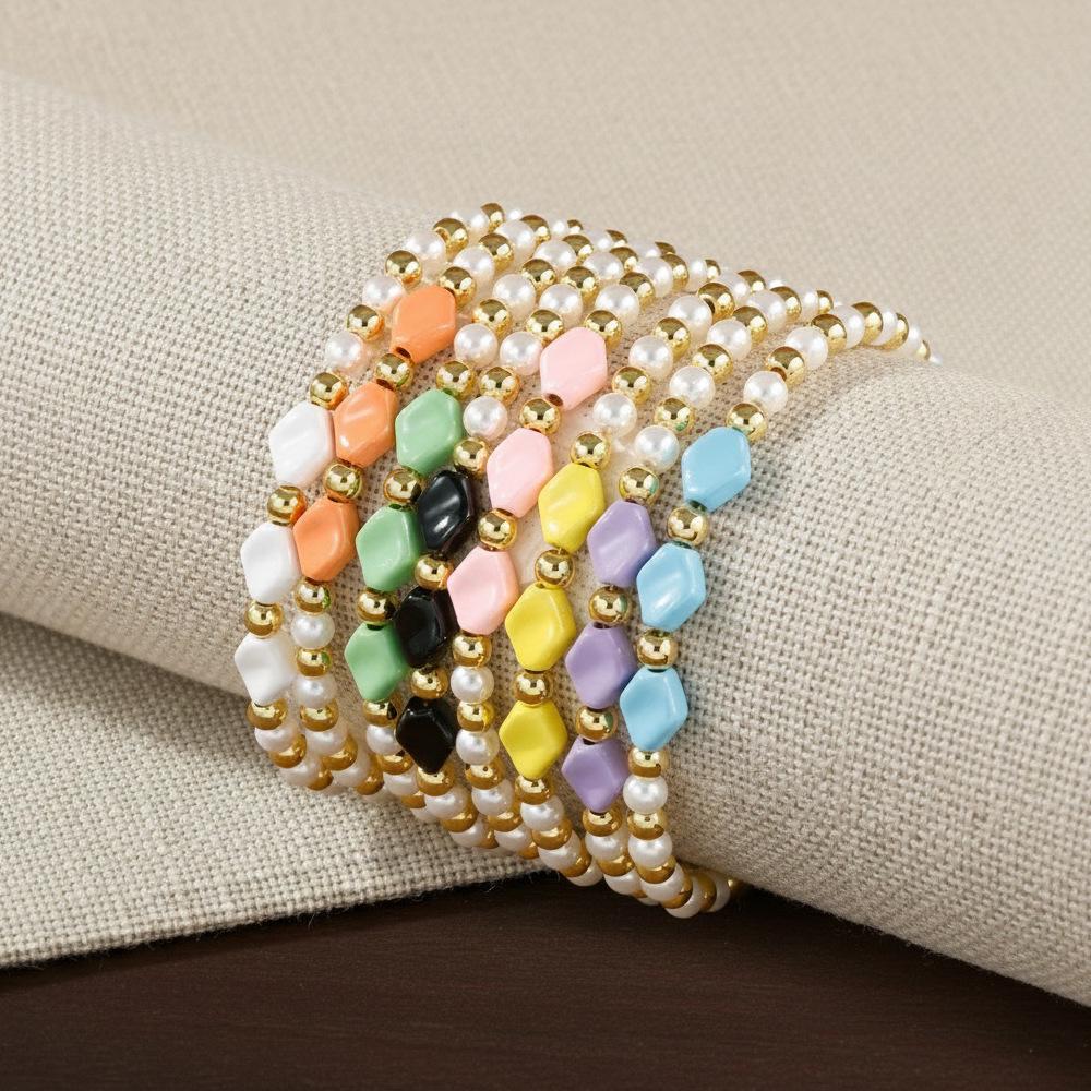 Elegant European & American Handmade Beaded Bracelet - Versatile Party Style