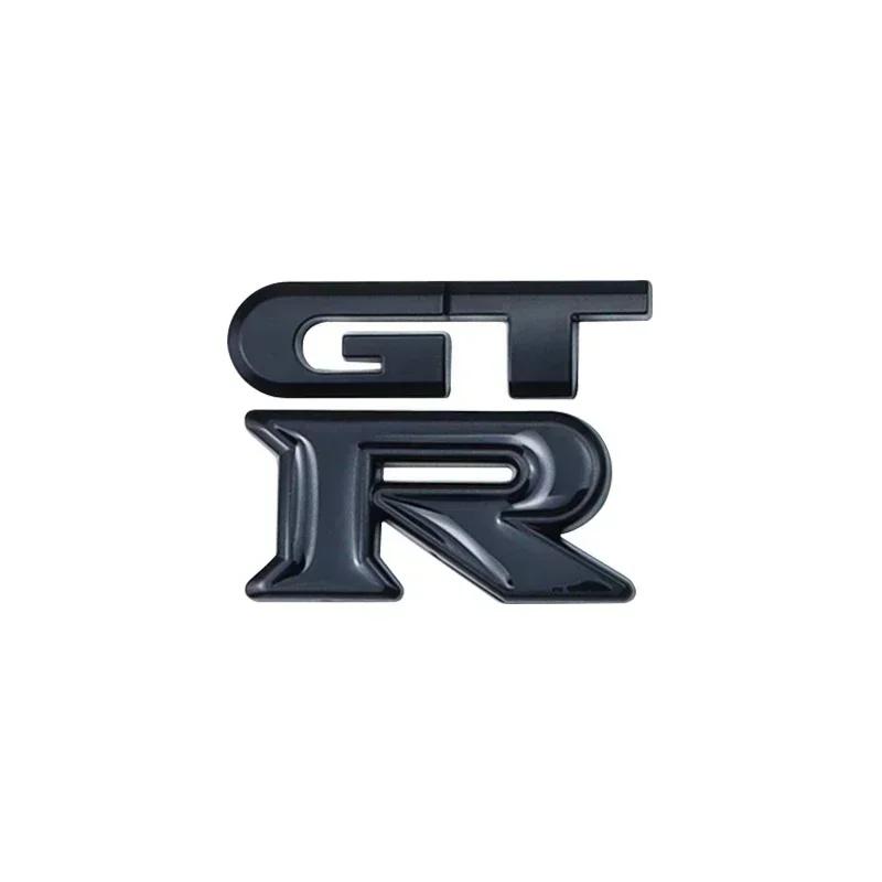  CHUQAZ1 For Nissan Nismo GT-R, R32, R33, R34, R35, 370Z Accessories 1pcs GTR Car Logo Emblem Metal Stickers R GT Decals Badge Labeling