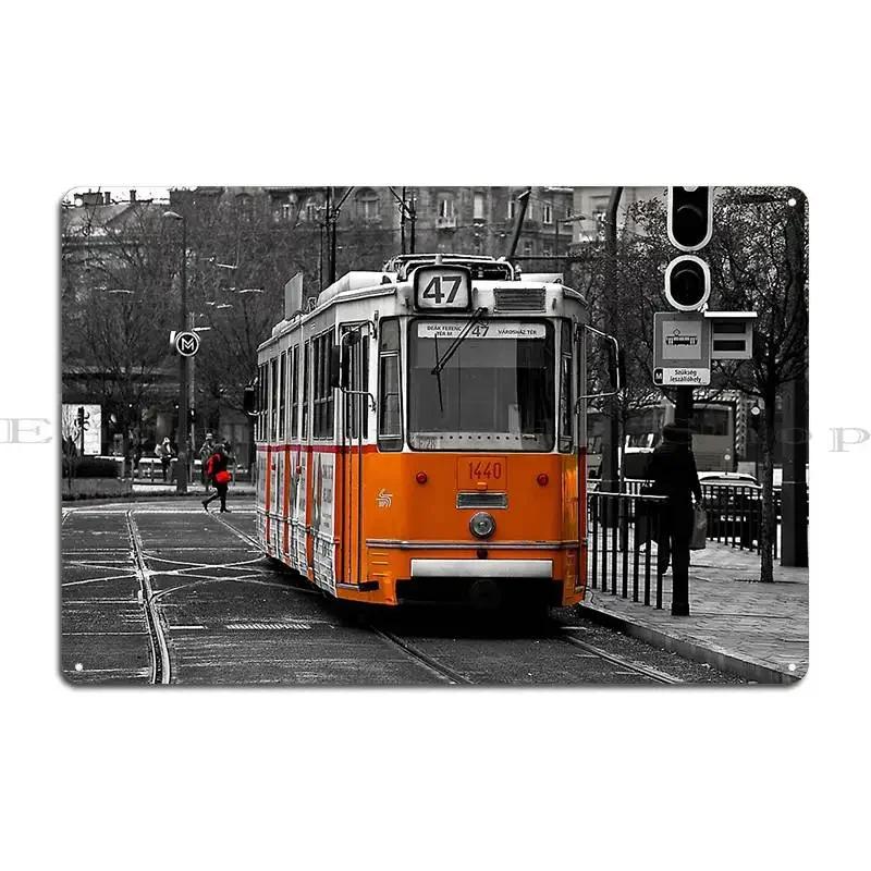 Trüber Tag in Budapest Metallschild Poster Kneipe Vintage Designs erstellen Klassisches Blechschild Poster