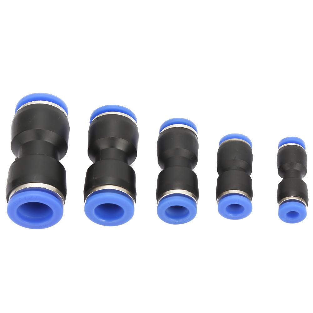 50Pcs PU 4 PU 6 PU 8 PU 10 PU 12 Plastic Straight Pneumatic Connector Air Quick Fittings