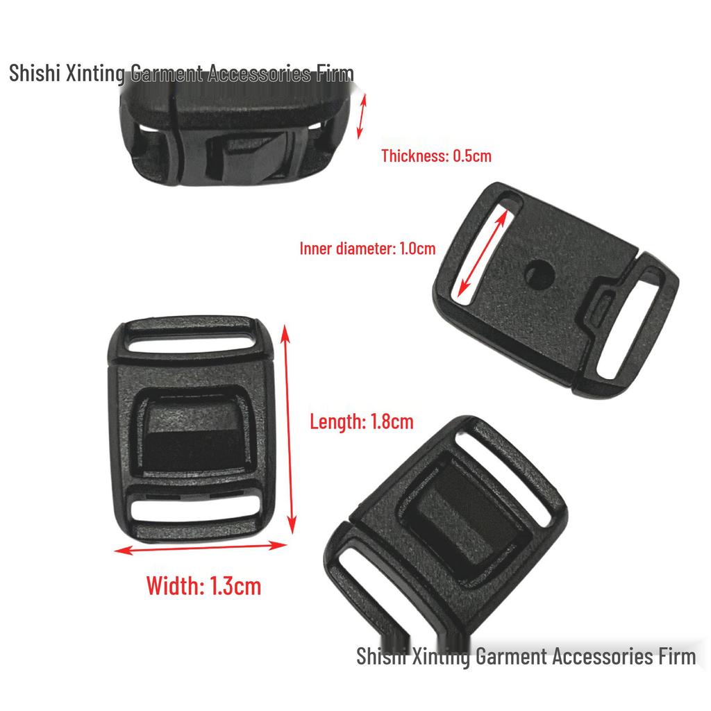 10mm Mini Buckle Nylon Pet Harness for Small Dogs, Adjustable DIY Craft Strap