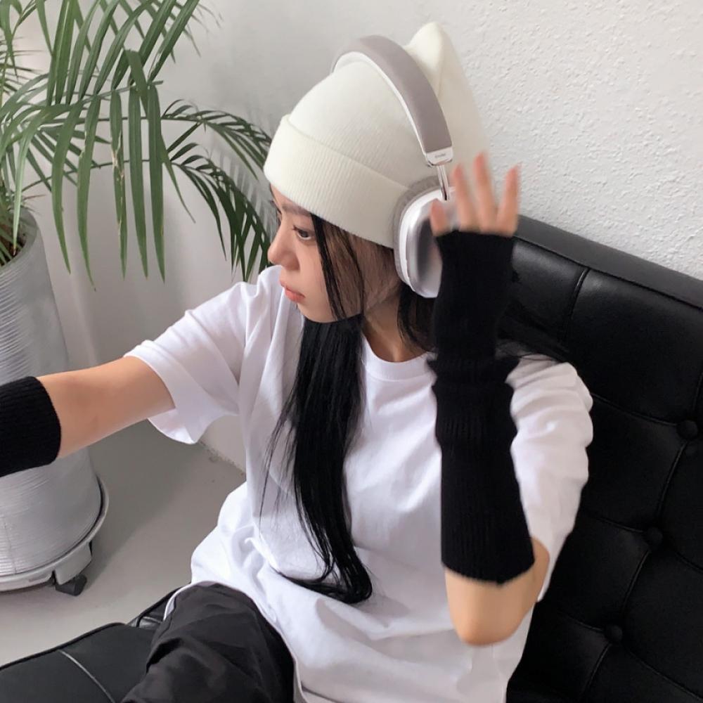 

Длинная короткая шапка-бини унисекс яркого цвета на каждый день Blue City, 15 цветов