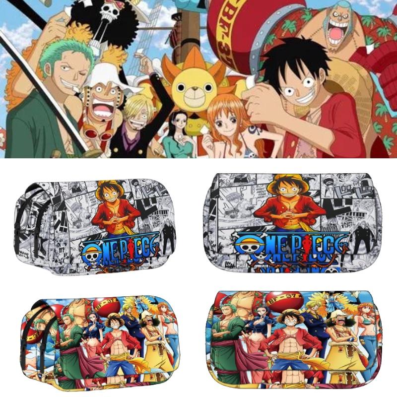 New Arrival! One Piece Cartoon Pencil Case For Students Durable Polyester Material