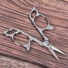 1pc Antique   Stainless Steel Tailor Scissors Household   Sewing Accessories (Gold)