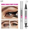 Double-Head Seal, Eyeliner, Eyeliner, Waterproof And Non-Smudging 2-In-1 Seal.
