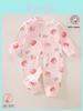 Baby Cotton Long Sleeve Romper With Open Crotch For Newborns Safe And Soft