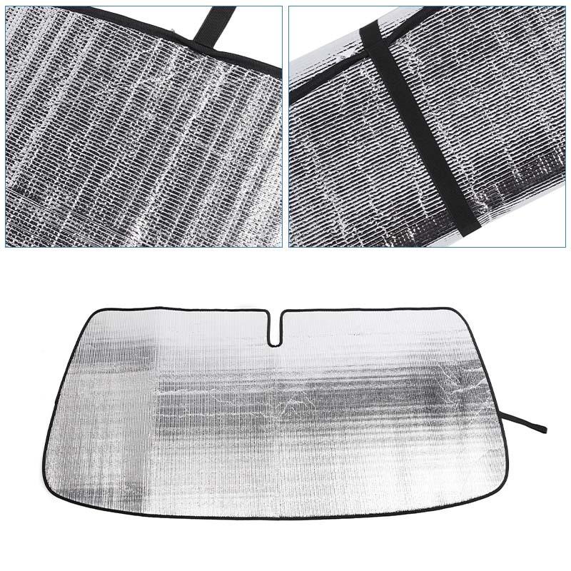 Car Front Windshield Sunshade Window Shade Foldable Sun Visor Cover Fit For Chevy Silverado For GMC-SIERRA 2007-2013 Car Interior Accessories