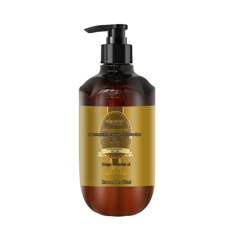 Olio Massaggio Erboristico Assenzio Zenzero per Calore e Nutrizione Totalmente Corpo - Ideale per Gua Sha e Saloni di Bellezza.